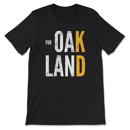 Oakland Basketball Oakland Distressed Vintage Design design Gift Tee - Black