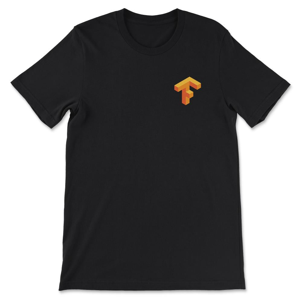 Tensorflow pocket Gift Tee - Unisex T-Shirt - Black