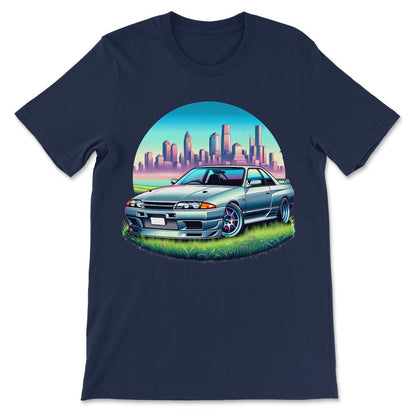 Luxury Car Racer Sport Lover Supercar Turbo Racing Fast Cool Gift Tee - Navy