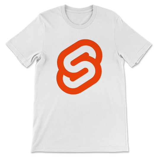 Svelete Logo Design For Programmers Who Like Svelete Gift Tee - - White