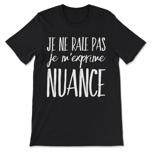 Funny French Nuance Shirt 2 Gift Tee - Unisex T-Shirt - Black