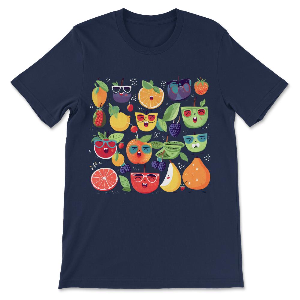 Done - Funny Fruits Sweet Dancing Foodie Summer Cute Party Friends - Navy