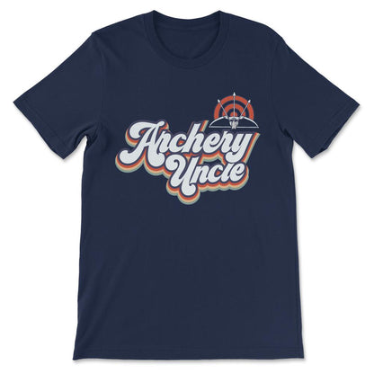 Archery Uncle Archery Man Archer Bowman Archery player Gift Tee - - Navy