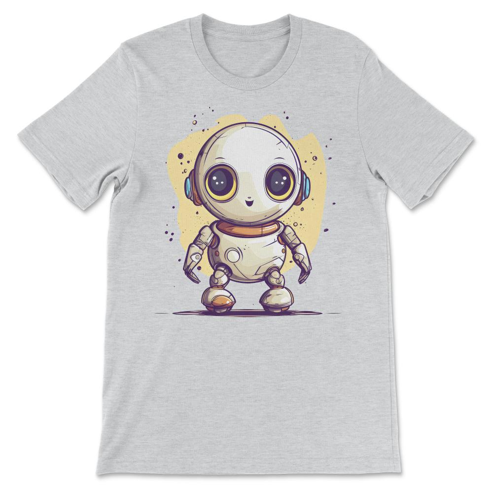 Robot Baby Robotic Cute Aesthetic Future Engineer Play Team Gift Tee - Ash