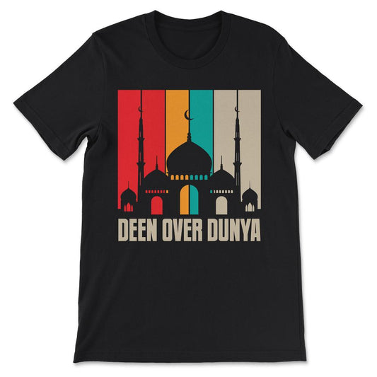 Deen Over Dunya Gift Tee - Unisex T-Shirt - Black