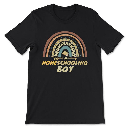 I Love Homeschooling Homeschool Home school Mom Dad Boy Girl Gift Tee - Black