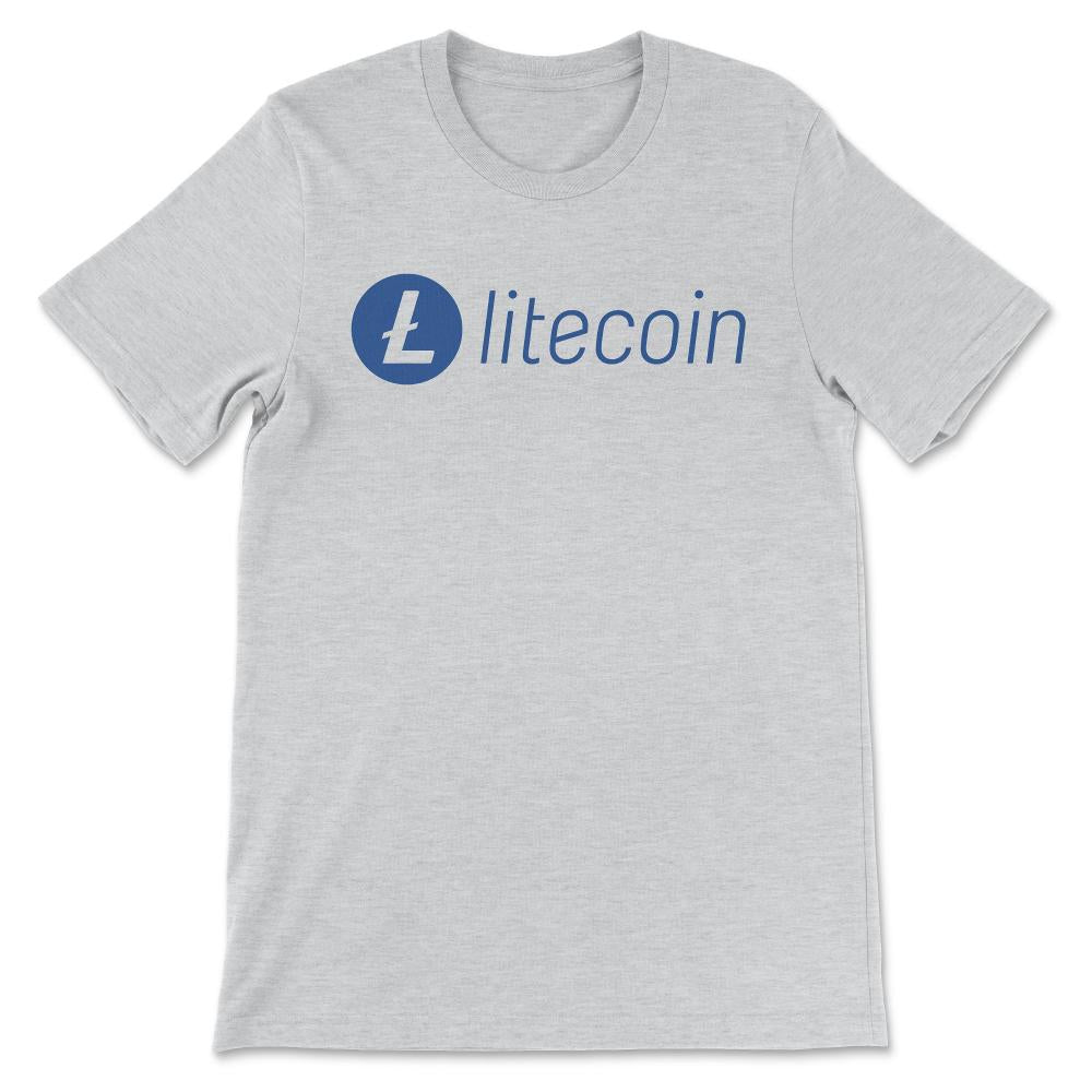 Litecoin LTC Shirt 2 Gift Tee - Unisex T-Shirt - Ash