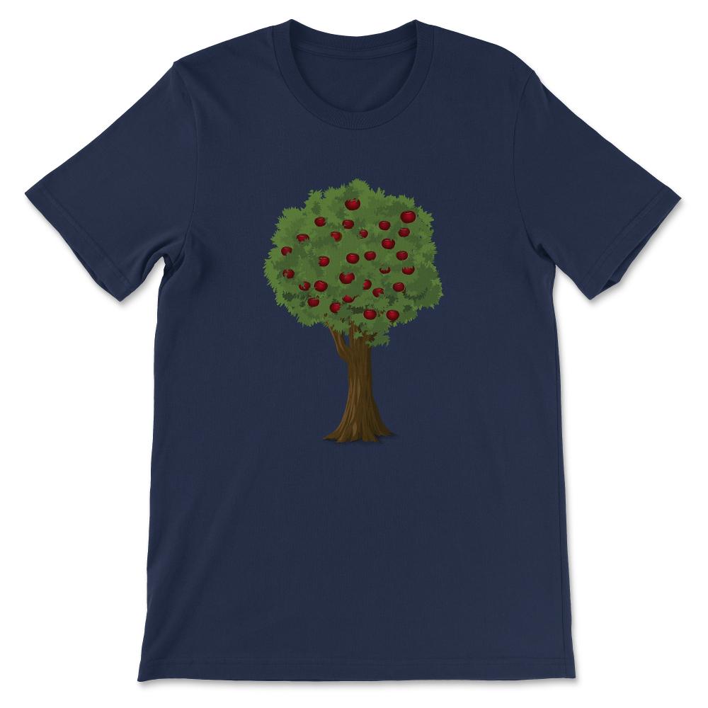 Apple Tree - Apple Picking Season - Apple Orchard - Green and Red - Navy