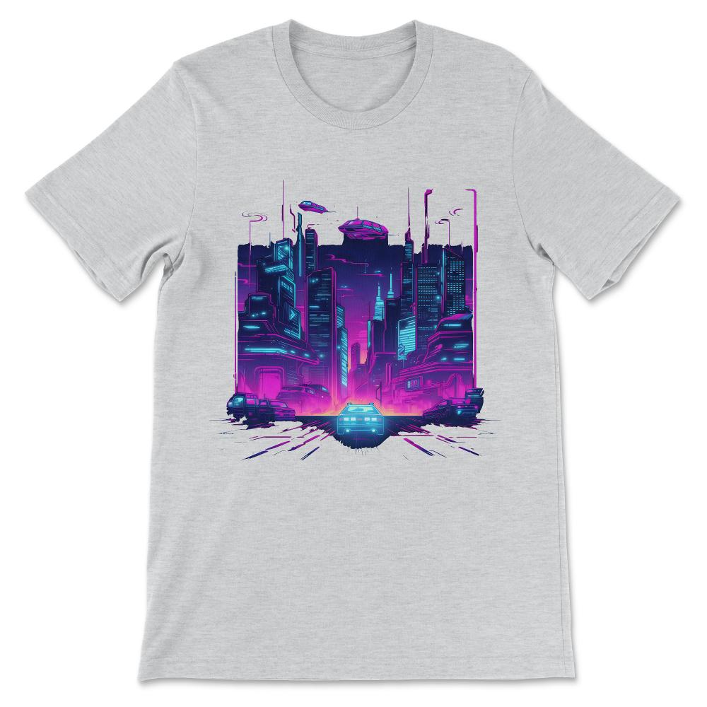 Done - Futuristic City Illustration Aesthetic Dystopian Cyber Punk - Ash