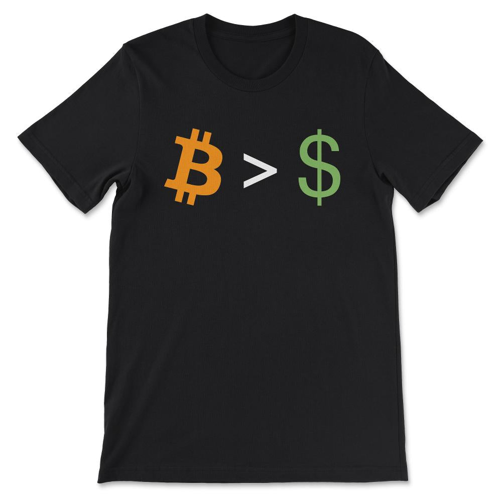 Bitcoin To Moon BTC Coin Crypto Trader #bitcoin Future Freedom Gift - Black