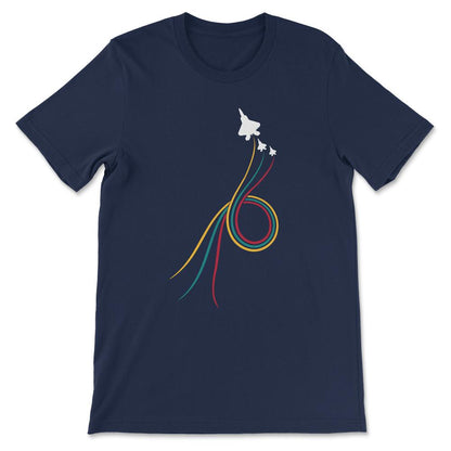 fighter jet v2 Gift Tee - Unisex T-Shirt - Navy