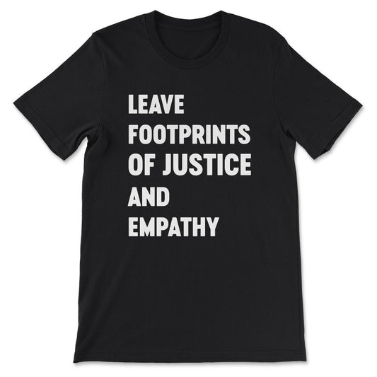 footprints Gift Tee - Unisex T-Shirt - Black