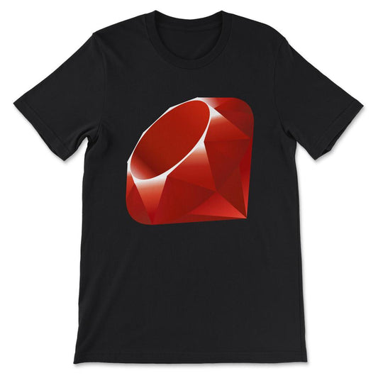 red dimond Gift Tee - Unisex T-Shirt - Black