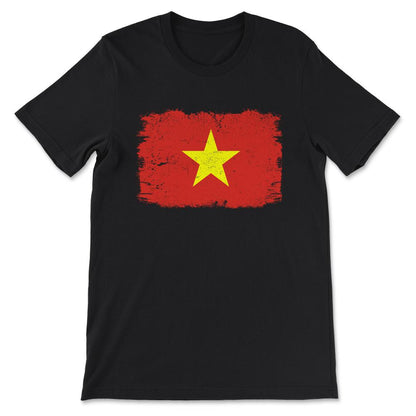 Vietnam Country Flag Vietnam Country Tourist Vietnam Team Gift Tee - - Black