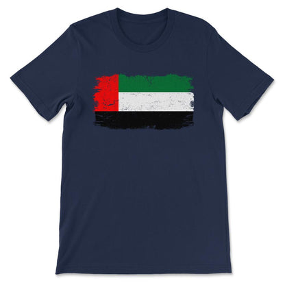 United Arab Emirates Country Flag United Arab Emirates Team Gift Tee - Navy