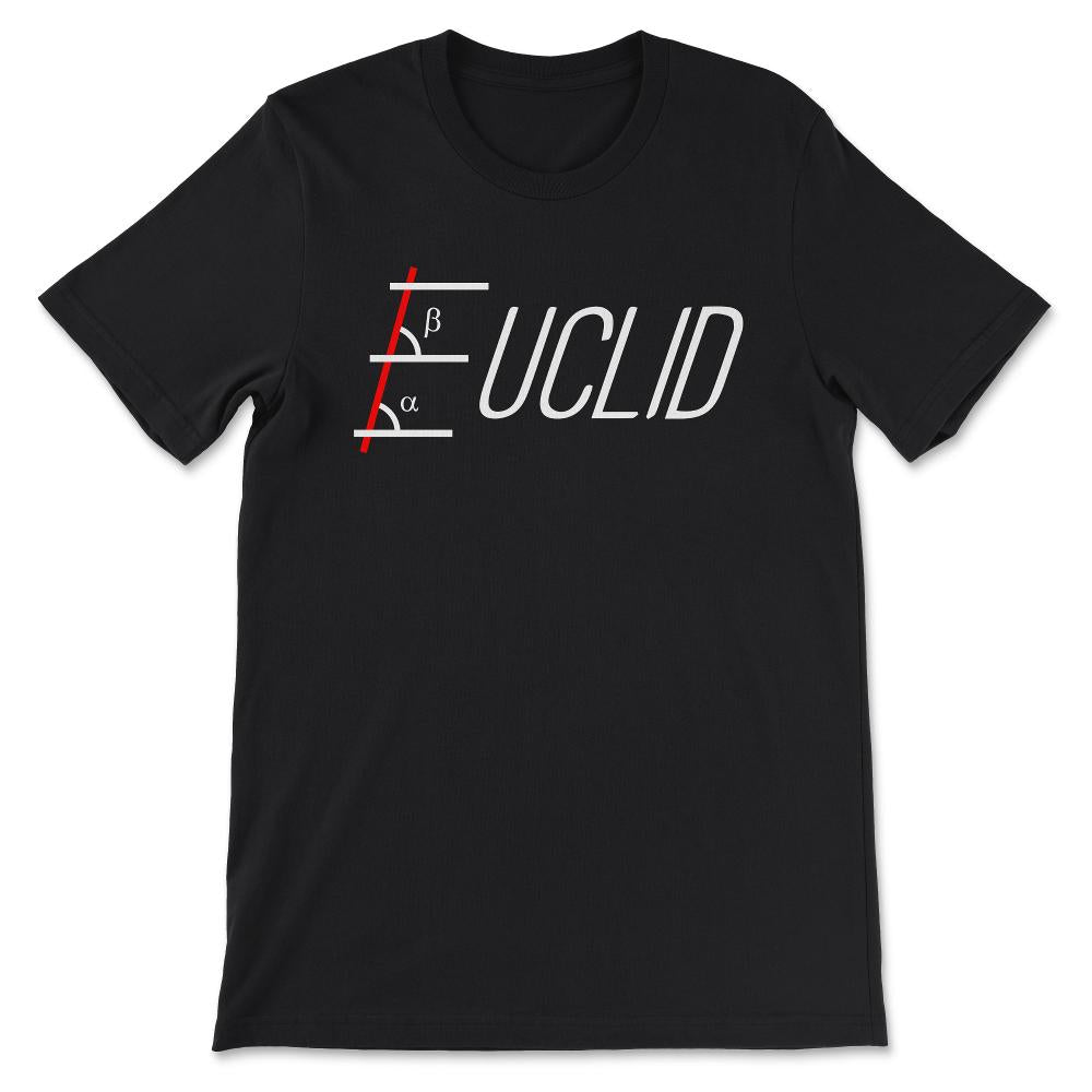 euclid white Gift Tee - Unisex T-Shirt - Black