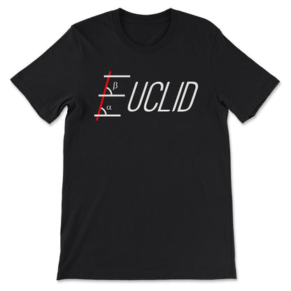 euclid white Gift Tee - Unisex T-Shirt - Black