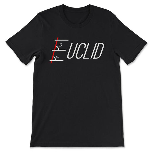 euclid white Gift Tee - Unisex T-Shirt - Black