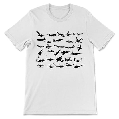 Aeroplanes Shirt 1 Gift Tee - Unisex T-Shirt - White