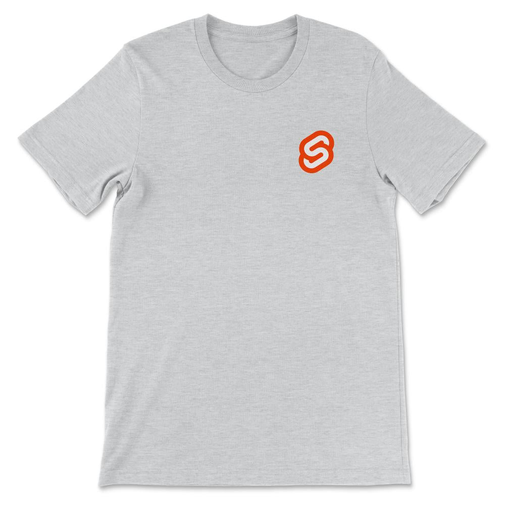 Svelete Programming Pocket Logo Shirt 1 Gift Tee - Unisex T-Shirt - Ash