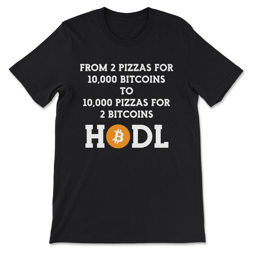 Bitcoin Hodl BTC Coin Crypto Trader Hodl Moon Future Freedom Gift - Black