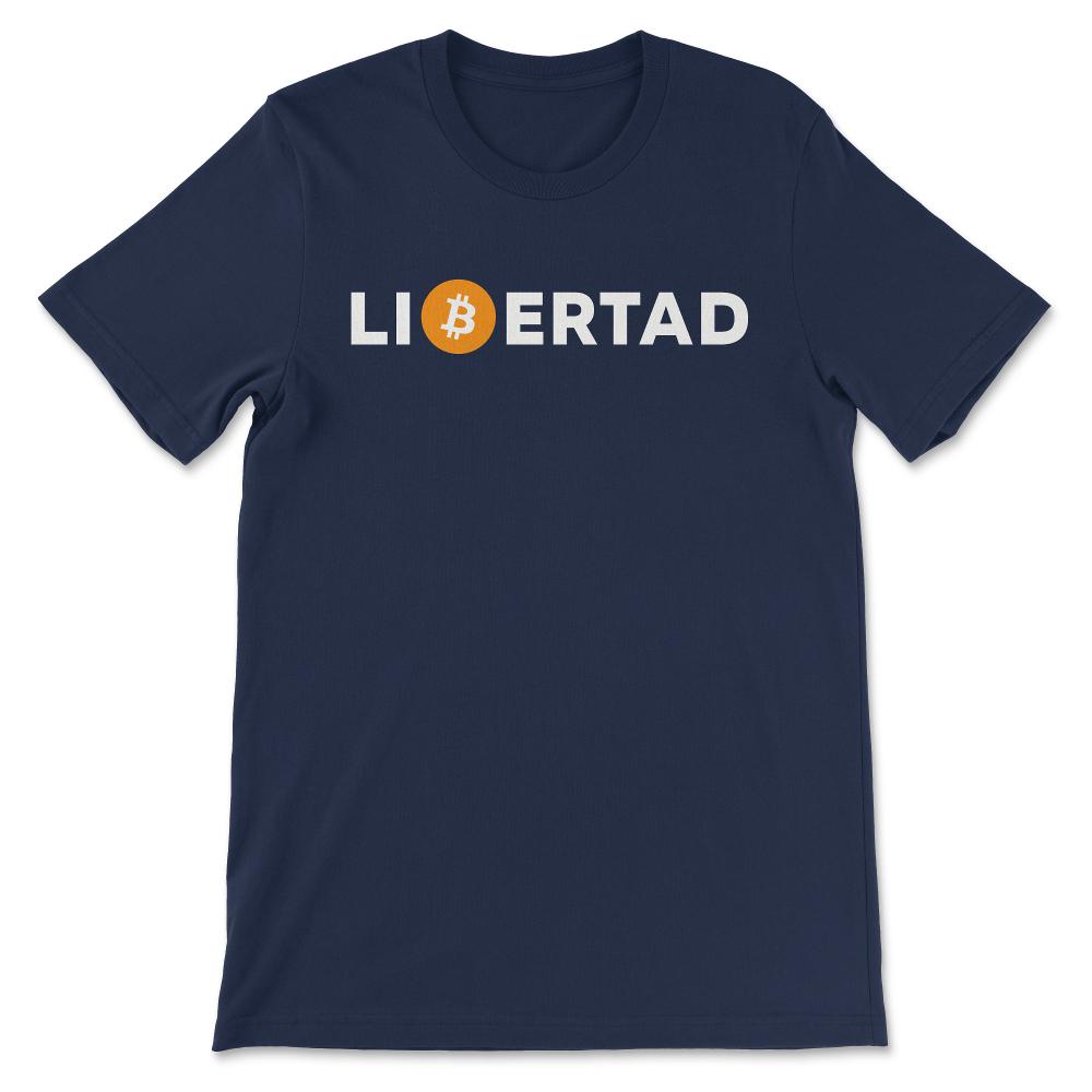 Spanish Bitcoin Shirt 1 Gift Tee - Unisex T-Shirt - Navy