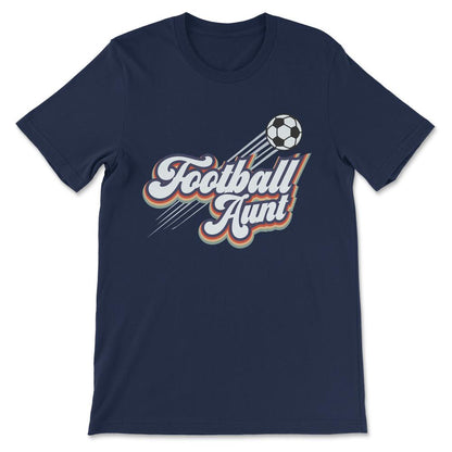 fottball aunt Gift Tee - Unisex T-Shirt - Navy