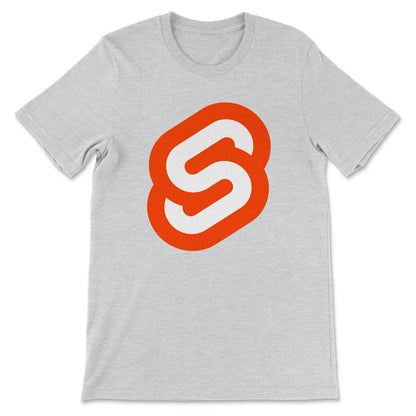 Svelete Logo Design For Programmers Who Like Svelete Gift Tee - - Ash