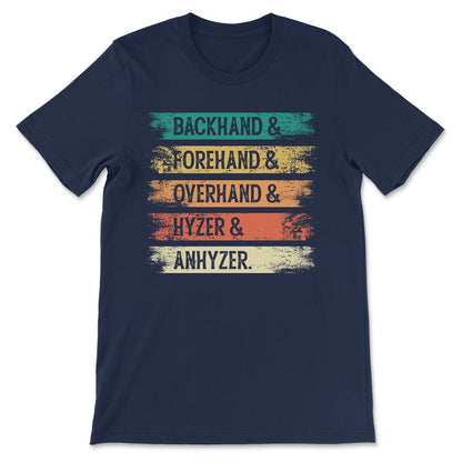 backhand Gift Tee - Unisex T-Shirt - Navy