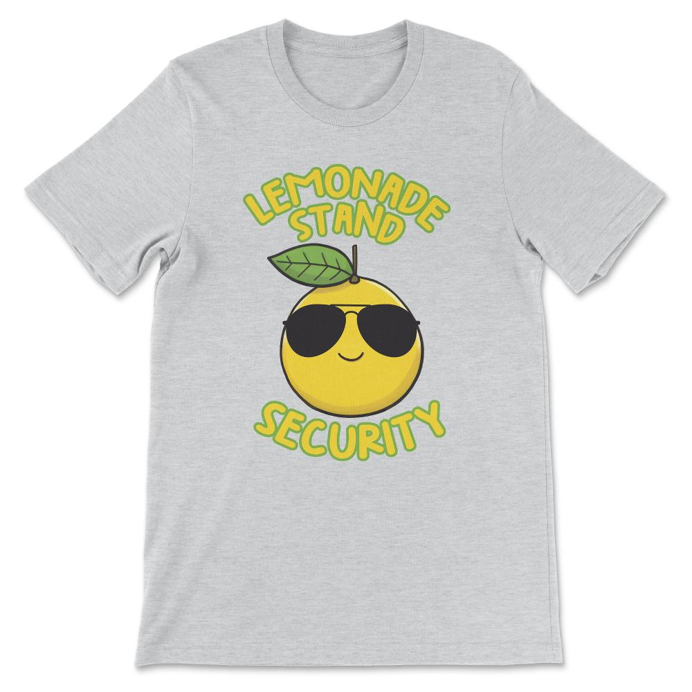 Lemonade Stand Security Cute Lemon Summer Sunglasses Citrus Gift Tee - Ash