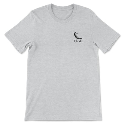 Flask logo pockeyt Gift Tee - Unisex T-Shirt - Ash