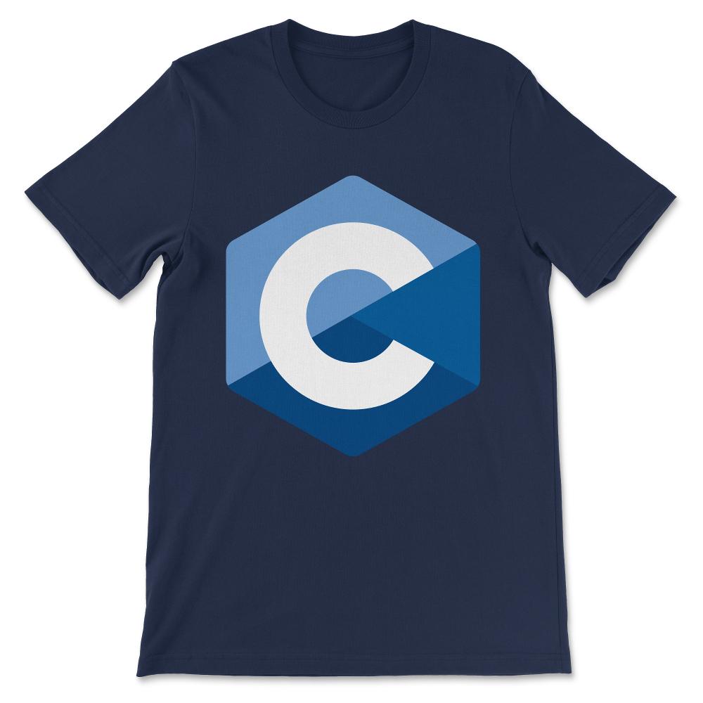 C Programming Gift Tee - Unisex T-Shirt - Navy