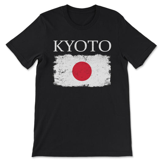 Kyoto Japan Flag Japan Tourist Kyoto Tourist Japanese Visitor Gift - Black