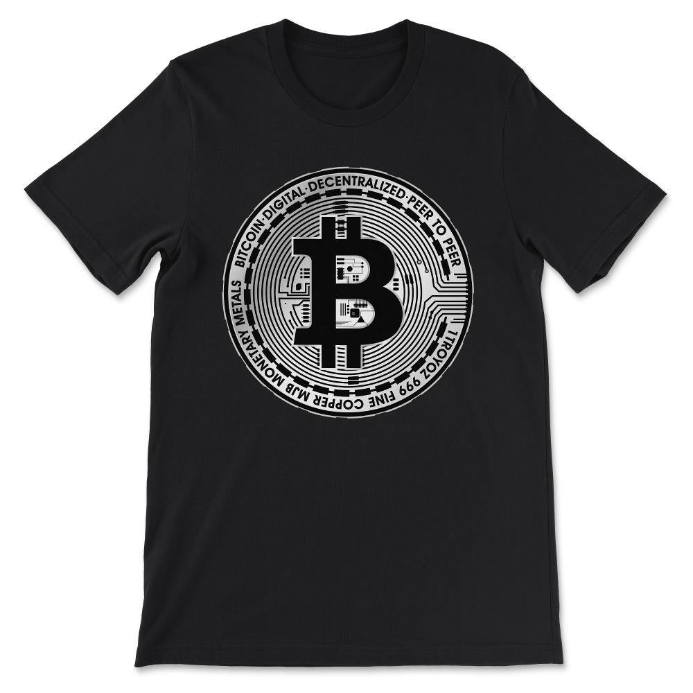 Bitcoin BTC Coin Crypto Trader #bitcoin Future Freedom Gift Gift Tee - Black