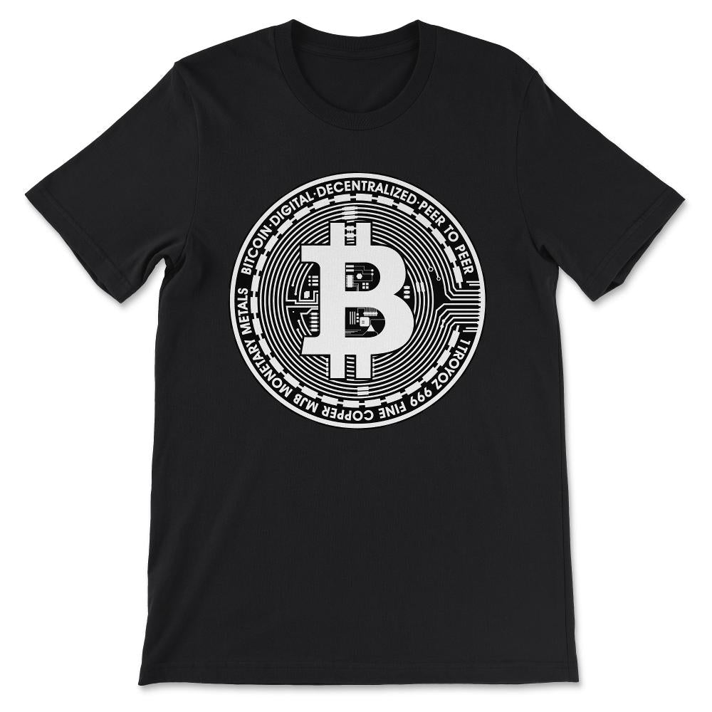 Bitcoin BTC Coin Crypto Trader #bitcoin Future Freedom Gift Gift Tee - Black