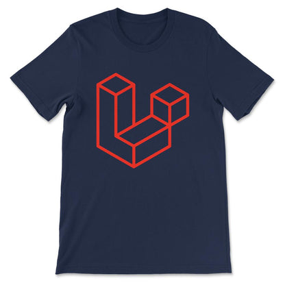 laravel logo Gift Tee - Unisex T-Shirt - Navy