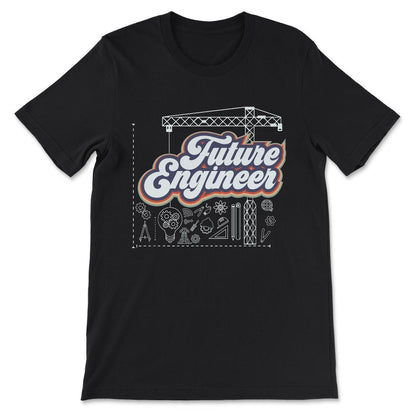 Future engineer v2 Gift Tee - Unisex T-Shirt - Black
