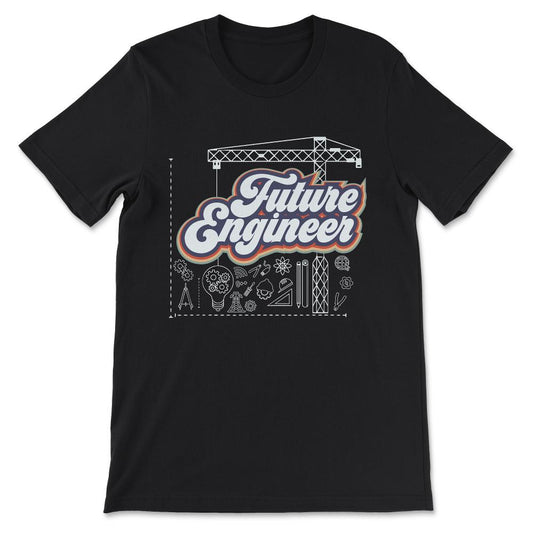 Future engineer v2 Gift Tee - Unisex T-Shirt - Black