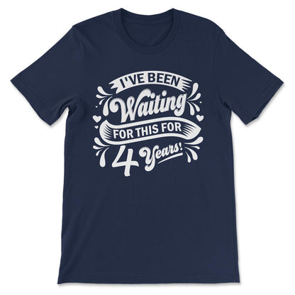 Feb 29th Birthday February 29th Leap Year Birthday Gift Gift Tee - - Navy