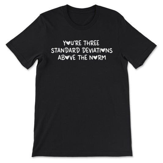 you re three Gift Tee - Unisex T-Shirt - Black