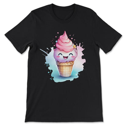 Done - Ice Cream Cone Lover Cute Funny Summers Gelato Dessert Sweet - Black