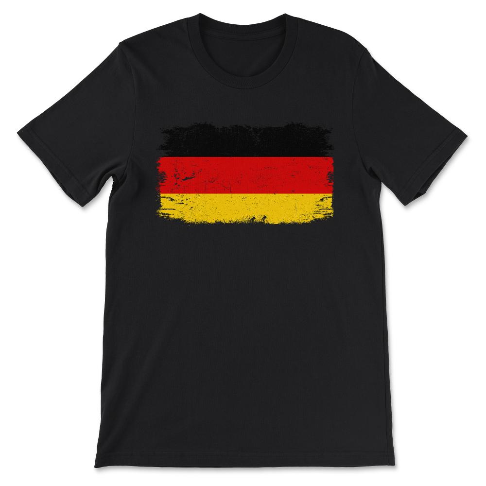 Germany Country Flag Germany Tourist Flag Germany Team Flag Gift Tee - Black