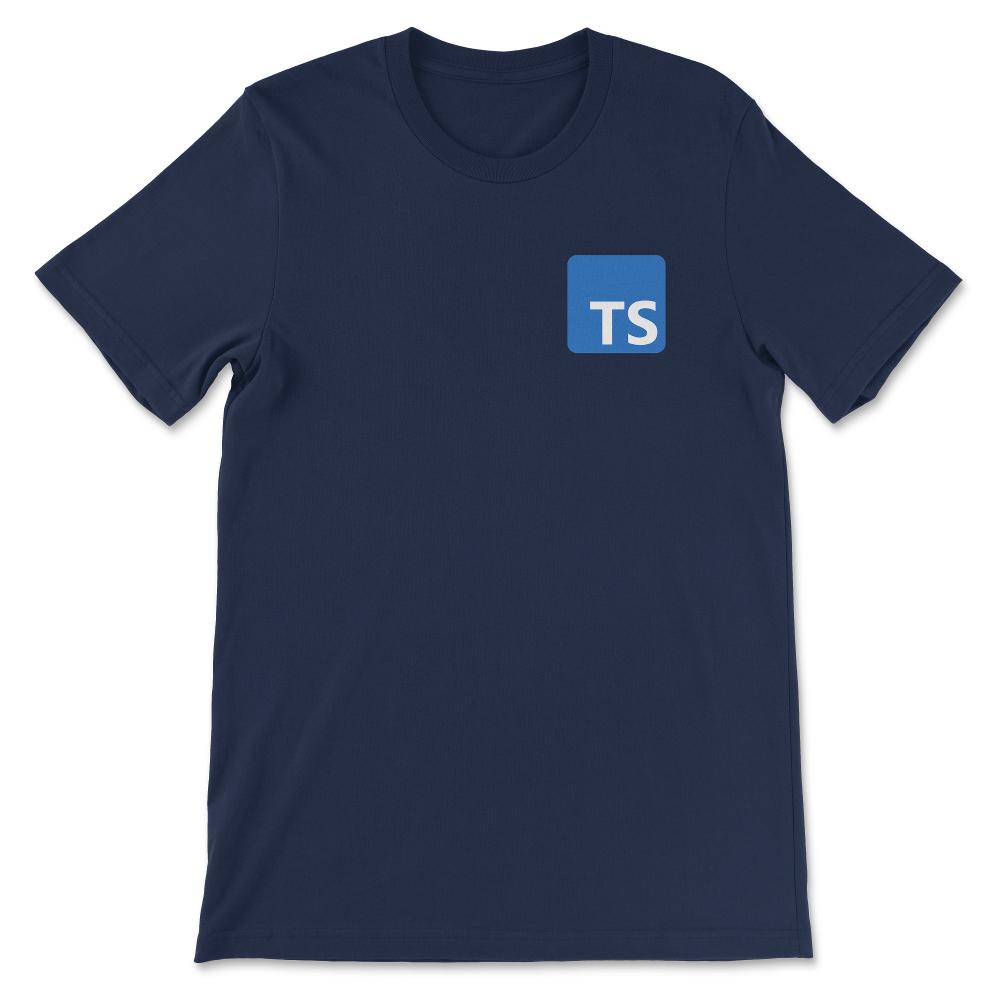 Typescript pocket Gift Tee - Unisex T-Shirt - Navy