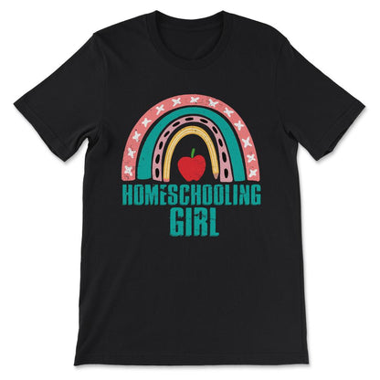 I Love Homeschooling Homeschool Home school Mom Dad Boy Girl Gift Tee - Black