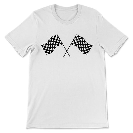 Race Track Shirt 1 Gift Tee - Unisex T-Shirt - White