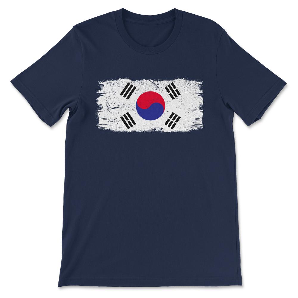 South Korea Country Flag South Korea Tourist South Korea Team Gift - Navy