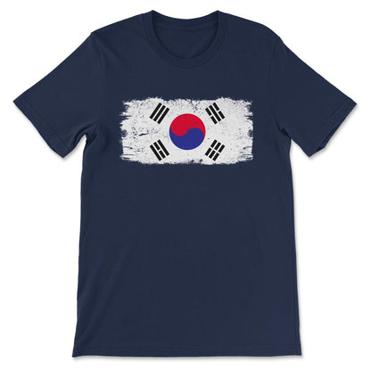 South Korea Country Flag South Korea Tourist South Korea Team Gift - Navy