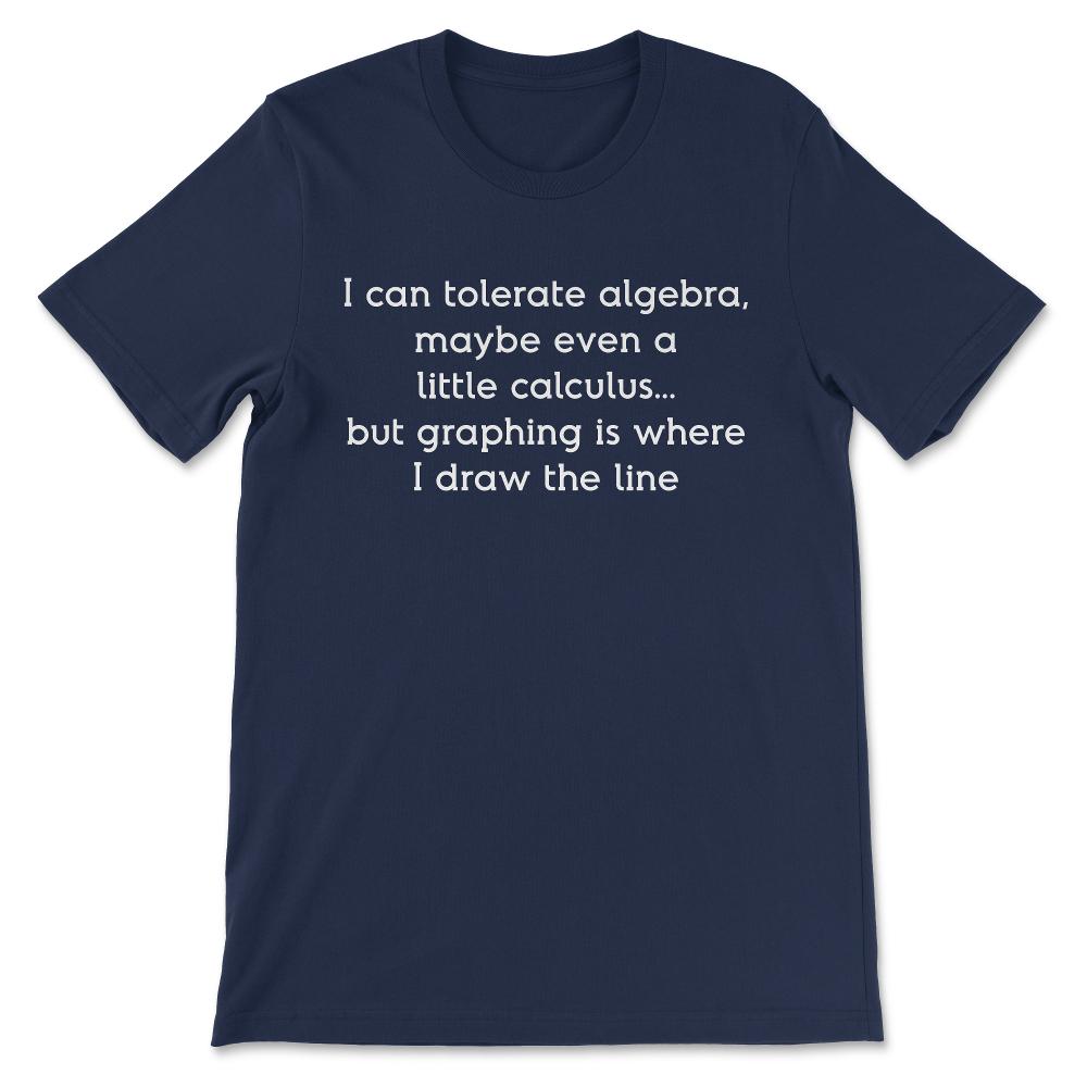 Funny Math Shirt 2 Gift Tee - Unisex T-Shirt - Navy