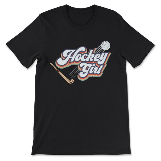 Hockey Girl Hockey Woman Hockey Player Hockey Team Hockey Sport Gift - Black