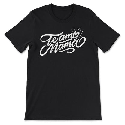 Team Mamma Best Mom Ever Best Mother In The World Best Mummy Gift Tee - Black